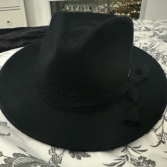 canadian hat Accessories - Elegant Black Women's Fedora Hat